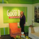 Good Day Sacramento the green room is really green!